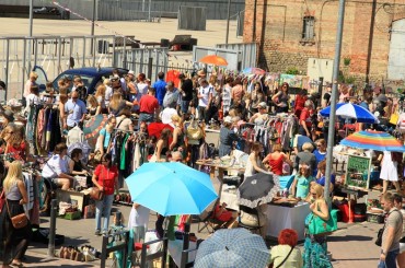 The second flea market at Spīķeri