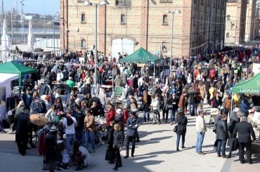 Successfully occurred the first Riga Flea Market at Spikeri Quarter