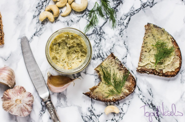 Topi vesels recepte: vegānu sviests