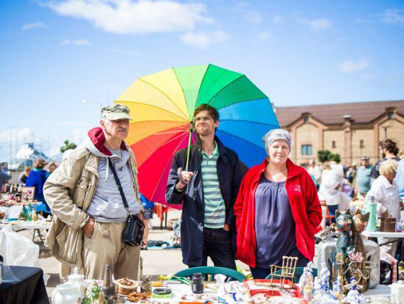 In August in Spikeri were held the first open air Retro fair