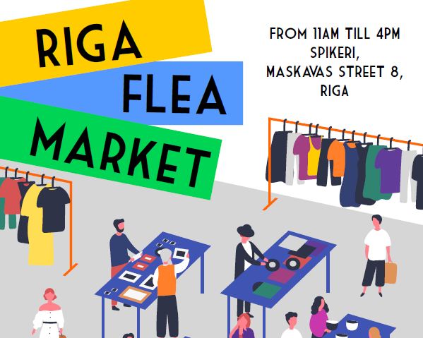Riga flea market returns to Spikeri quarer on April 13th Riga Latvia