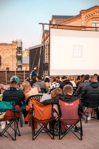 open air cinema in Spikeri