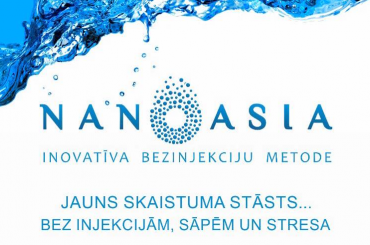 Iepazīšanās akcijas kosmētiskajām procedūrām Nanoasia salonā