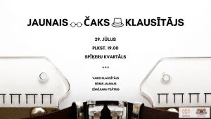 Jaunais. Čaks. Klausītājs. Spīķeru kvartālā