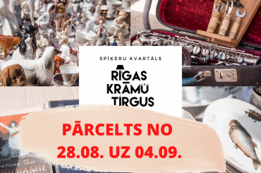 RĪGAS KRĀMU TIRGUS PĀRCELTS