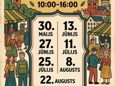 Izziņoti datumi 2026.gada Rīgas krāmu tirdziņu sezonai