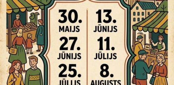 Izziņoti datumi 2026.gada Rīgas krāmu tirdziņu sezonai